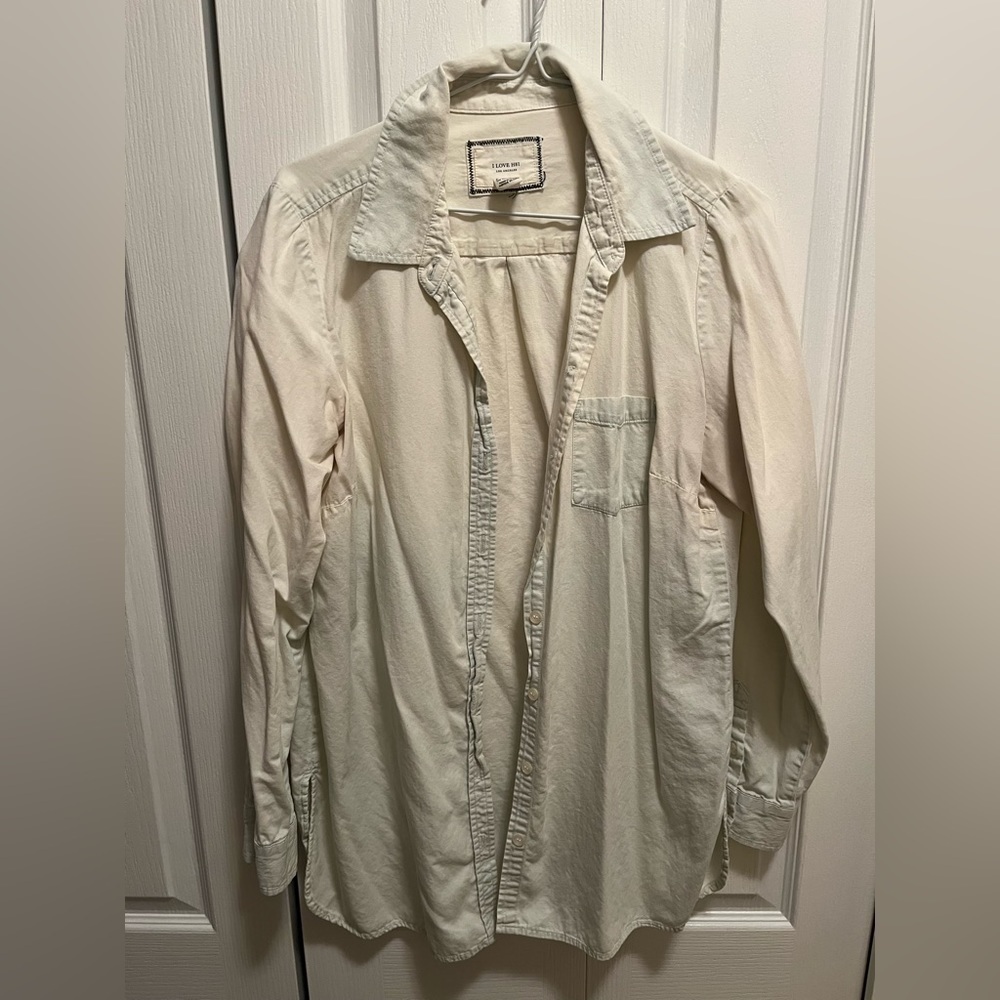 H&M Lightwash Denim Shirt